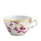 Ginori Oro Di Doccia Magenta Tea Cup - 8.5 oz.